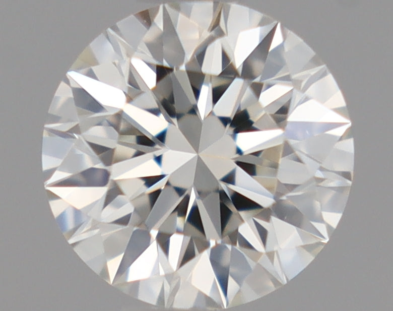 Natural Mined ROUND Diamond - 0.5 Carats, H Color, VVS2 Clarity - Timeless Beauty and Exceptional Brilliance - GIA Certified