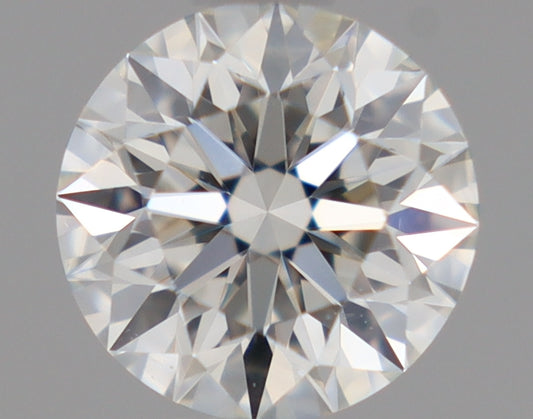 Natural Mined ROUND Diamond - 0.59 Carats, H Color, VS2 Clarity - Timeless Beauty and Exceptional Brilliance - GIA Certified