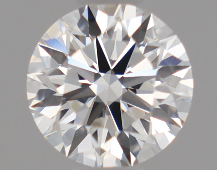 Natural Mined ROUND Diamond - 0.35 Carats, F Color, VVS2 Clarity - Timeless Beauty and Exceptional Brilliance - GIA Certified