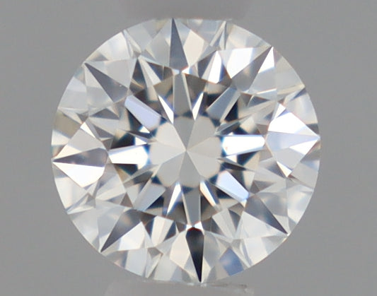 Natural Mined ROUND Diamond - 0.25 Carats, G Color, VVS1 Clarity - Timeless Beauty and Exceptional Brilliance - GIA Certified