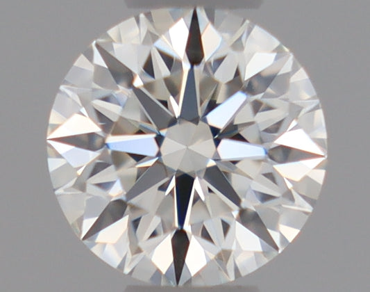 Natural Mined ROUND Diamond - 0.31 Carats, I Color, VVS1 Clarity - Timeless Beauty and Exceptional Brilliance - GIA Certified