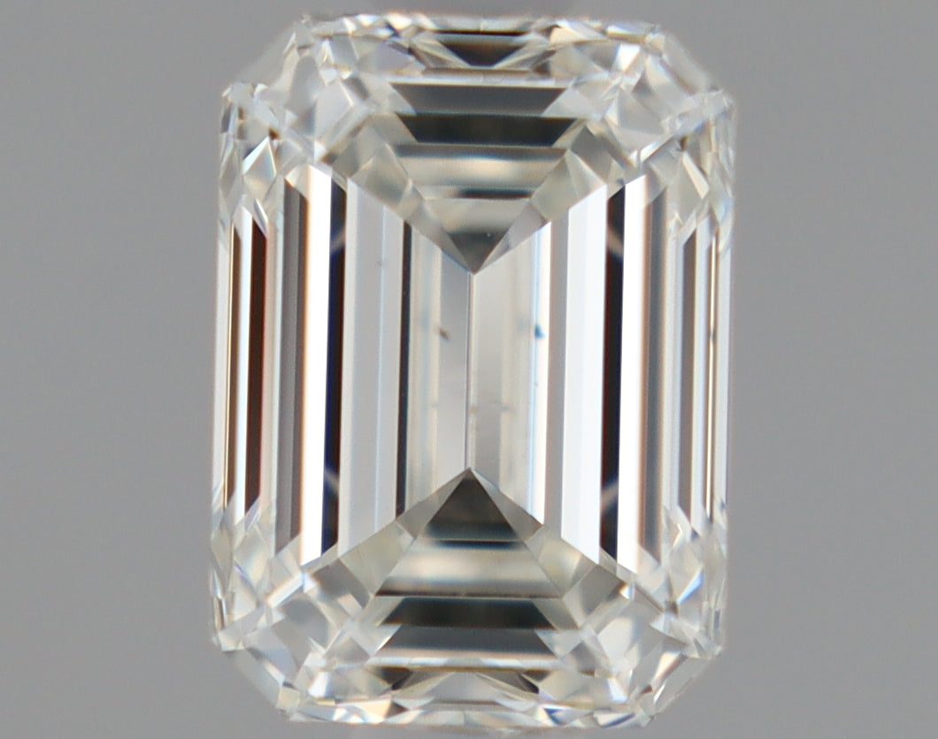 Natural Mined EMERALD Diamond - 1.04 Carats, J Color, SI1 Clarity - Timeless Beauty and Exceptional Brilliance - GIA Certified