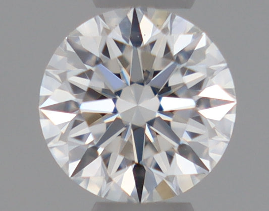 Natural Mined ROUND Diamond - 0.28 Carats, E Color, VVS1 Clarity - Timeless Beauty and Exceptional Brilliance - GIA Certified