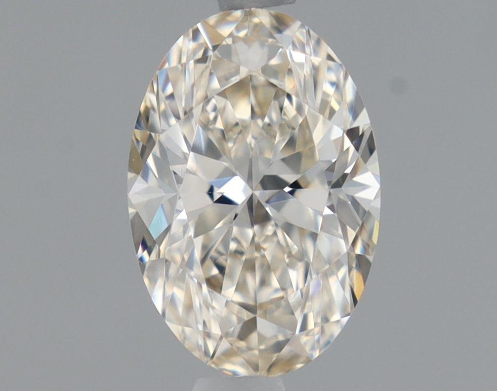 Natural Mined Oval Diamond - 0.52 Carats, J Color, VS1 Clarity - Timeless Beauty and Exceptional Brilliance - Non-Certified