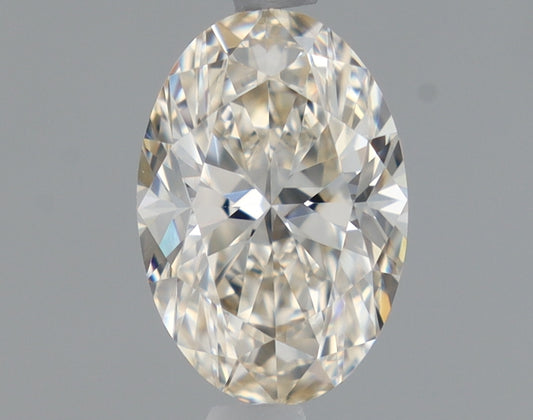 Natural Mined Oval Diamond - 0.52 Carats, J Color, VS1 Clarity - Timeless Beauty and Exceptional Brilliance - Non-Certified