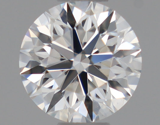 Natural Mined ROUND Diamond - 0.43 Carats, F Color, VS2 Clarity - Timeless Beauty and Exceptional Brilliance - GIA Certified