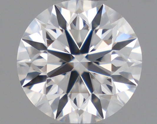 Natural Mined ROUND Diamond - 0.38 Carats, D Color, VVS2 Clarity - Timeless Beauty and Exceptional Brilliance - GIA Certified