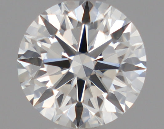 Natural Mined ROUND Diamond - 0.37 Carats, G Color, VVS2 Clarity - Timeless Beauty and Exceptional Brilliance - GIA Certified