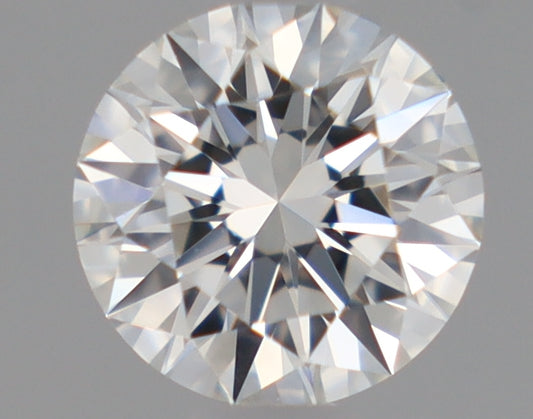 Natural Mined ROUND Diamond - 0.39 Carats, H Color, VVS1 Clarity - Timeless Beauty and Exceptional Brilliance - GIA Certified
