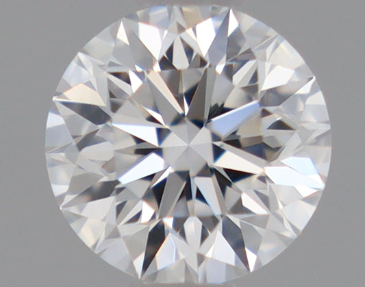 Natural Mined ROUND Diamond - 0.38 Carats, D Color, VVS2 Clarity - Timeless Beauty and Exceptional Brilliance - GIA Certified