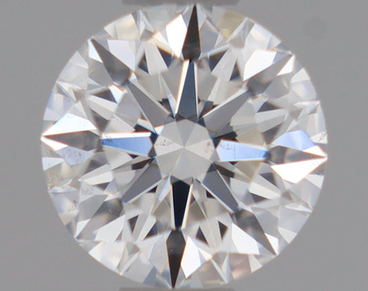 Natural Mined ROUND Diamond - 0.52 Carats, E Color, SI1 Clarity - Timeless Beauty and Exceptional Brilliance - GIA Certified