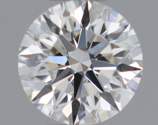 Natural Mined ROUND Diamond - 0.35 Carats, G Color, VVS2 Clarity - Timeless Beauty and Exceptional Brilliance - GIA Certified