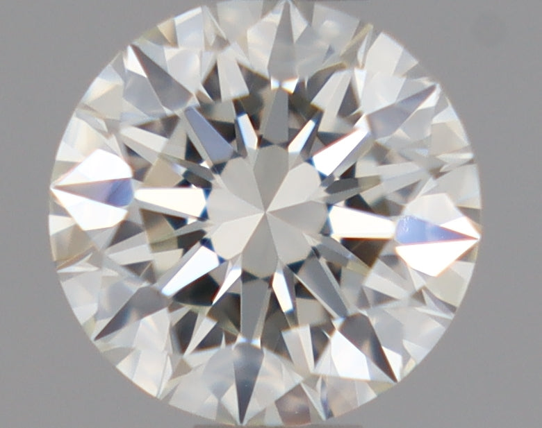 Natural Mined ROUND Diamond - 0.49 Carats, J Color, VS1 Clarity - Timeless Beauty and Exceptional Brilliance - GIA Certified