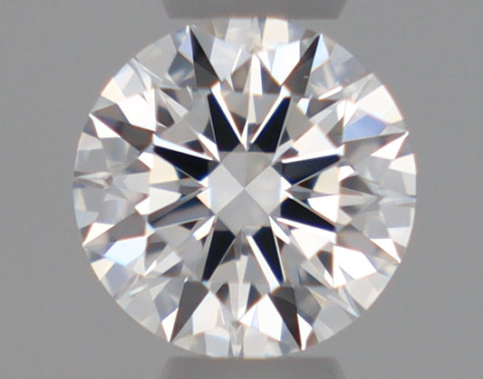 Natural Mined ROUND Diamond - 0.24 Carats, F Color, IF Clarity - Timeless Beauty and Exceptional Brilliance - GIA Certified