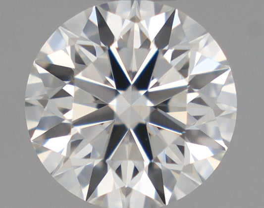 Natural Mined ROUND Diamond - 0.61 Carats, H Color, VVS2 Clarity - Timeless Beauty and Exceptional Brilliance - GIA Certified