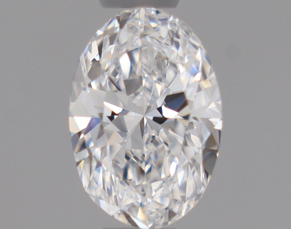 Natural Mined OVAL Diamond - 0.48 Carats, D Color, VS1 Clarity - Timeless Beauty and Exceptional Brilliance - GIA Certified