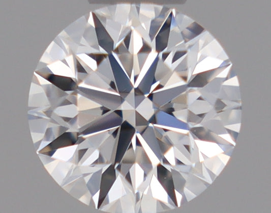 Natural Mined ROUND Diamond - 0.35 Carats, D Color, VVS2 Clarity - Timeless Beauty and Exceptional Brilliance - GIA Certified