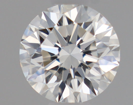 Natural Mined ROUND Diamond - 0.36 Carats, F Color, VVS1 Clarity - Timeless Beauty and Exceptional Brilliance - GIA Certified