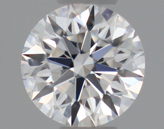 Natural Mined ROUND Diamond - 0.3 Carats, E Color, VS2 Clarity - Timeless Beauty and Exceptional Brilliance - GIA Certified