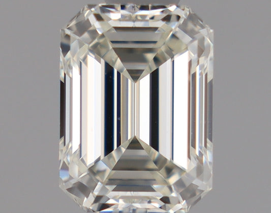 Natural Mined EMERALD Diamond - 0.76 Carats, K Color, VVS1 Clarity - Timeless Beauty and Exceptional Brilliance - GIA Certified