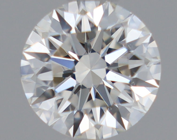 Natural Mined ROUND Diamond - 0.45 Carats, H Color, VS2 Clarity - Timeless Beauty and Exceptional Brilliance - GIA Certified