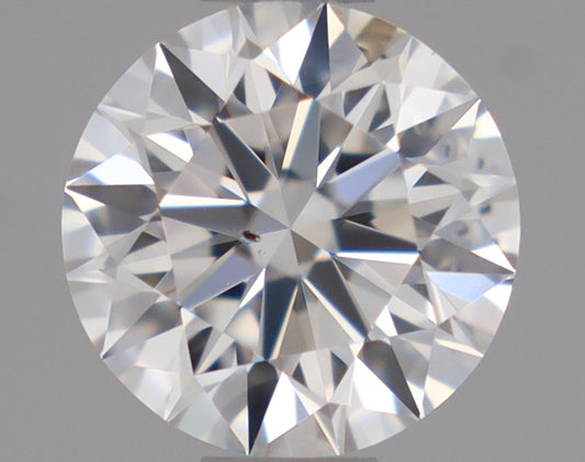 Natural Mined ROUND Diamond - 0.58 Carats, E Color, SI1 Clarity - Timeless Beauty and Exceptional Brilliance - GIA Certified