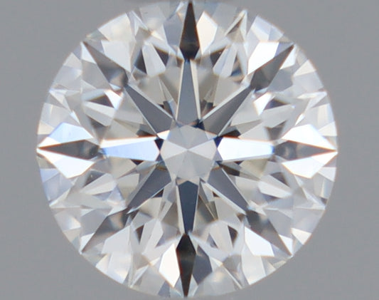 Natural Mined ROUND Diamond - 0.45 Carats, F Color, VVS2 Clarity - Timeless Beauty and Exceptional Brilliance - GIA Certified