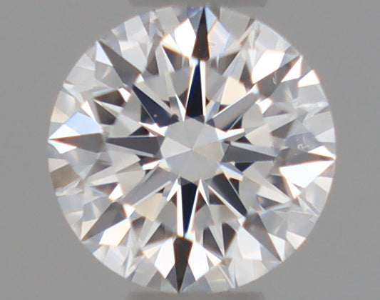 Natural Mined ROUND Diamond - 0.3 Carats, D Color, VVS1 Clarity - Timeless Beauty and Exceptional Brilliance - GIA Certified