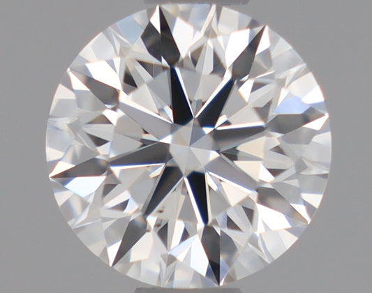 Natural Mined ROUND Diamond - 0.66 Carats, F Color, VS2 Clarity - Timeless Beauty and Exceptional Brilliance - GIA Certified