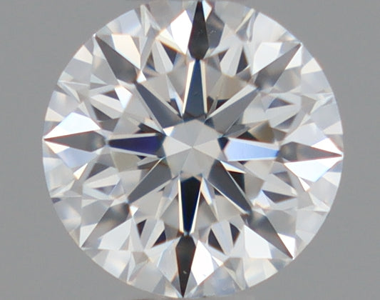 Natural Mined ROUND Diamond - 0.35 Carats, E Color, VVS2 Clarity - Timeless Beauty and Exceptional Brilliance - GIA Certified