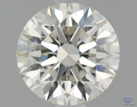 Natural Mined ROUND Diamond - 1.11 Carats, K Color, VVS2 Clarity - Timeless Beauty and Exceptional Brilliance - GIA Certified