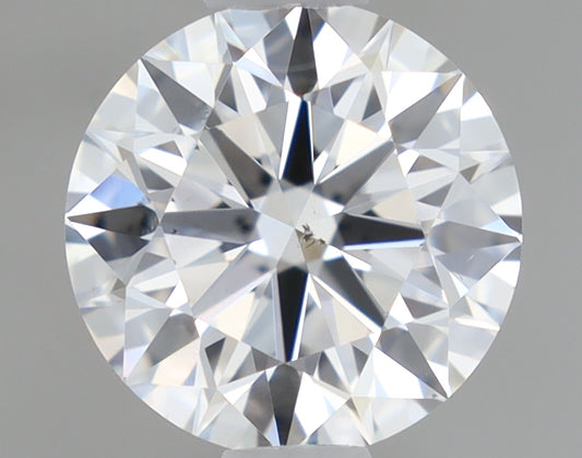 Natural Mined ROUND Diamond - 0.65 Carats, F Color, SI1 Clarity - Timeless Beauty and Exceptional Brilliance - GIA Certified