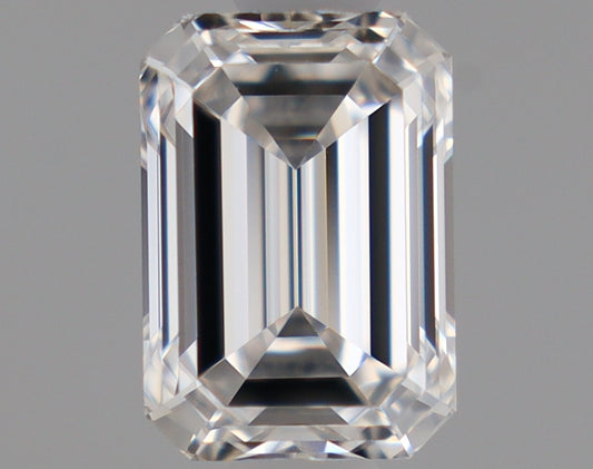 Natural Mined EMERALD Diamond - 0.7 Carats, G Color, VVS1 Clarity - Timeless Beauty and Exceptional Brilliance - GIA Certified