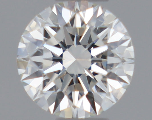 Natural Mined ROUND Diamond - 0.33 Carats, H Color, VVS1 Clarity - Timeless Beauty and Exceptional Brilliance - GIA Certified