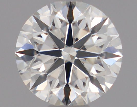 Natural Mined ROUND Diamond - 0.38 Carats, I Color, VVS2 Clarity - Timeless Beauty and Exceptional Brilliance - GIA Certified