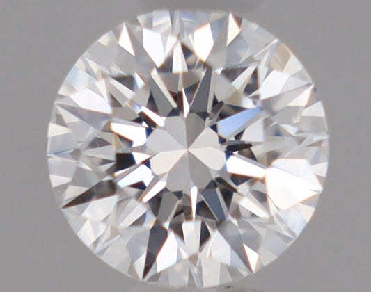 Natural Mined ROUND Diamond - 0.3 Carats, D Color, VVS1 Clarity - Timeless Beauty and Exceptional Brilliance - GIA Certified