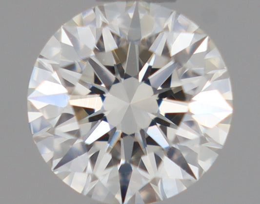 Natural Mined ROUND Diamond - 0.5 Carats, H Color, VS1 Clarity - Timeless Beauty and Exceptional Brilliance - GIA Certified