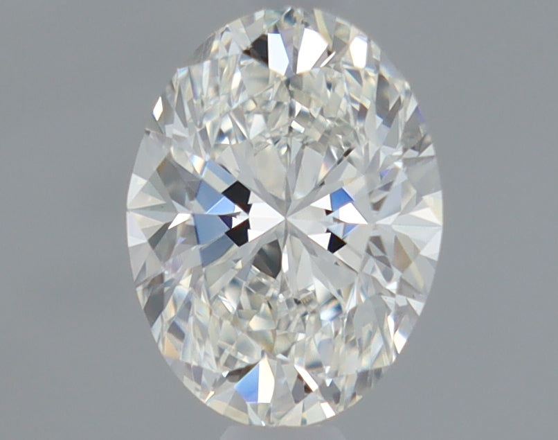 Natural Mined OVAL Diamond - 0.82 Carats, H Color, VS1 Clarity - Timeless Beauty and Exceptional Brilliance - GIA Certified