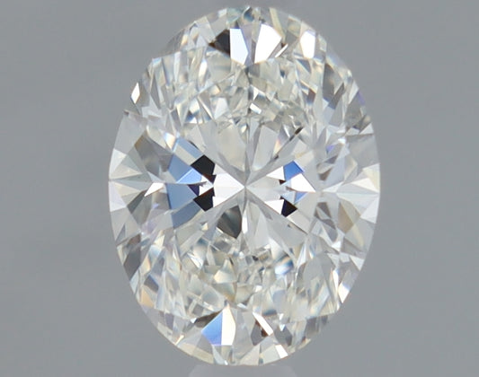 Natural Mined OVAL Diamond - 0.82 Carats, H Color, VS1 Clarity - Timeless Beauty and Exceptional Brilliance - GIA Certified