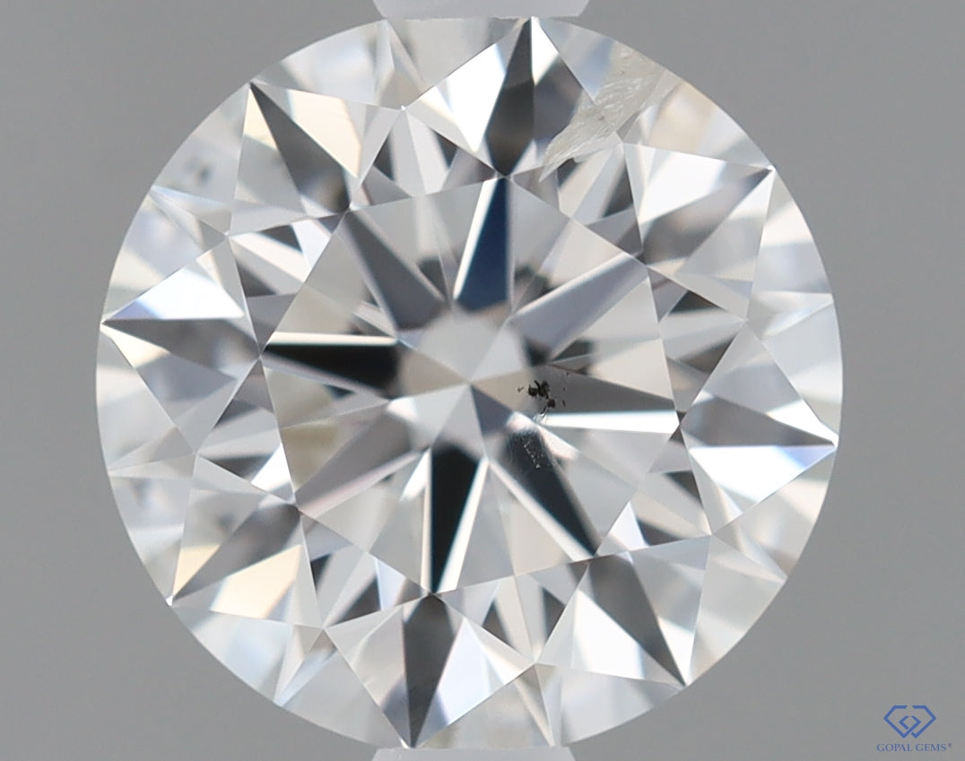 Natural Mined ROUND Diamond - 1.08 Carats, G Color, I1 Clarity - Timeless Beauty and Exceptional Brilliance - GIA Certified