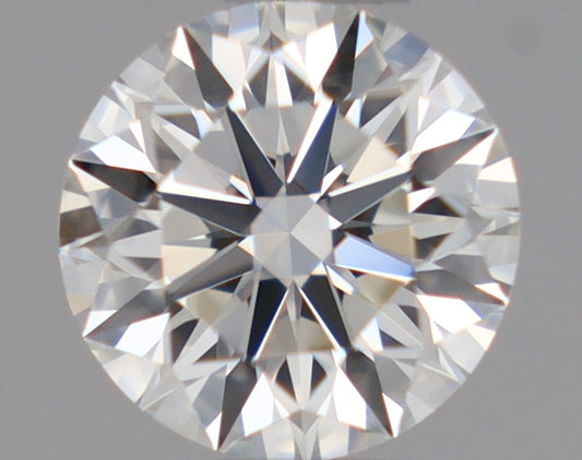 Natural Mined ROUND Diamond - 0.5 Carats, H Color, VVS2 Clarity - Timeless Beauty and Exceptional Brilliance - GIA Certified