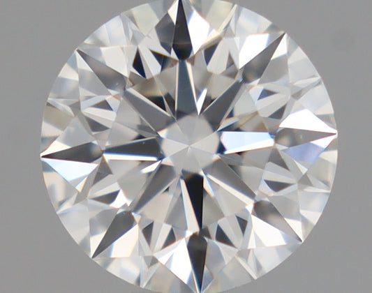 Natural Mined ROUND Diamond - 0.6 Carats, H Color, VS1 Clarity - Timeless Beauty and Exceptional Brilliance - GIA Certified