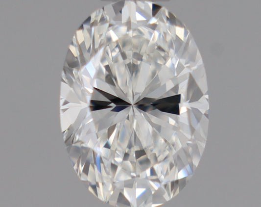 Natural Mined OVAL Diamond - 0.52 Carats, F Color, VVS2 Clarity - Timeless Beauty and Exceptional Brilliance - GIA Certified