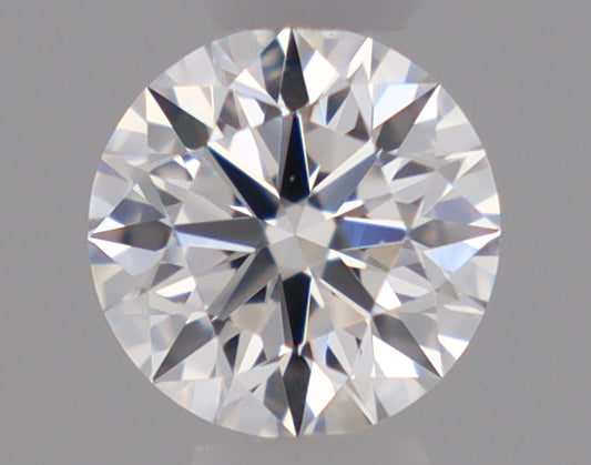 Natural Mined ROUND Diamond - 0.24 Carats, D Color, VVS2 Clarity - Timeless Beauty and Exceptional Brilliance - GIA Certified