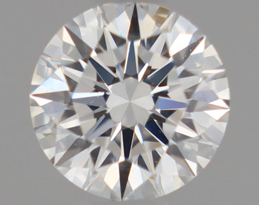 Natural Mined ROUND Diamond - 0.4 Carats, F Color, VS1 Clarity - Timeless Beauty and Exceptional Brilliance - GIA Certified
