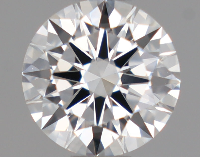 Natural Mined ROUND Diamond - 0.5 Carats, F Color, VVS2 Clarity - Timeless Beauty and Exceptional Brilliance - GIA Certified