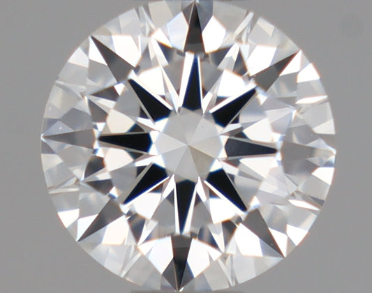 Natural Mined ROUND Diamond - 0.5 Carats, F Color, VVS2 Clarity - Timeless Beauty and Exceptional Brilliance - GIA Certified