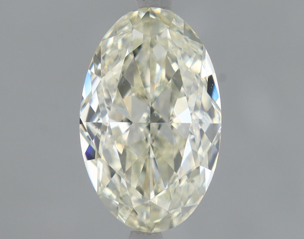 Natural Mined Oval Diamond - 1.02 Carats, L Color, VVS2 Clarity - Timeless Beauty and Exceptional Brilliance - Non-Certified