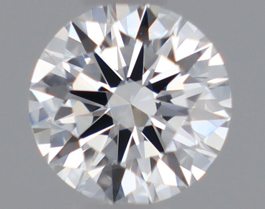 Natural Mined ROUND Diamond - 0.3 Carats, F Color, VVS2 Clarity - Timeless Beauty and Exceptional Brilliance - GIA Certified