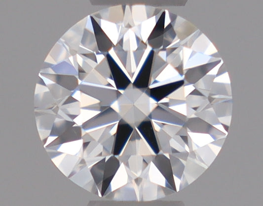 Natural Mined ROUND Diamond - 0.3 Carats, D Color, VS1 Clarity - Timeless Beauty and Exceptional Brilliance - GIA Certified